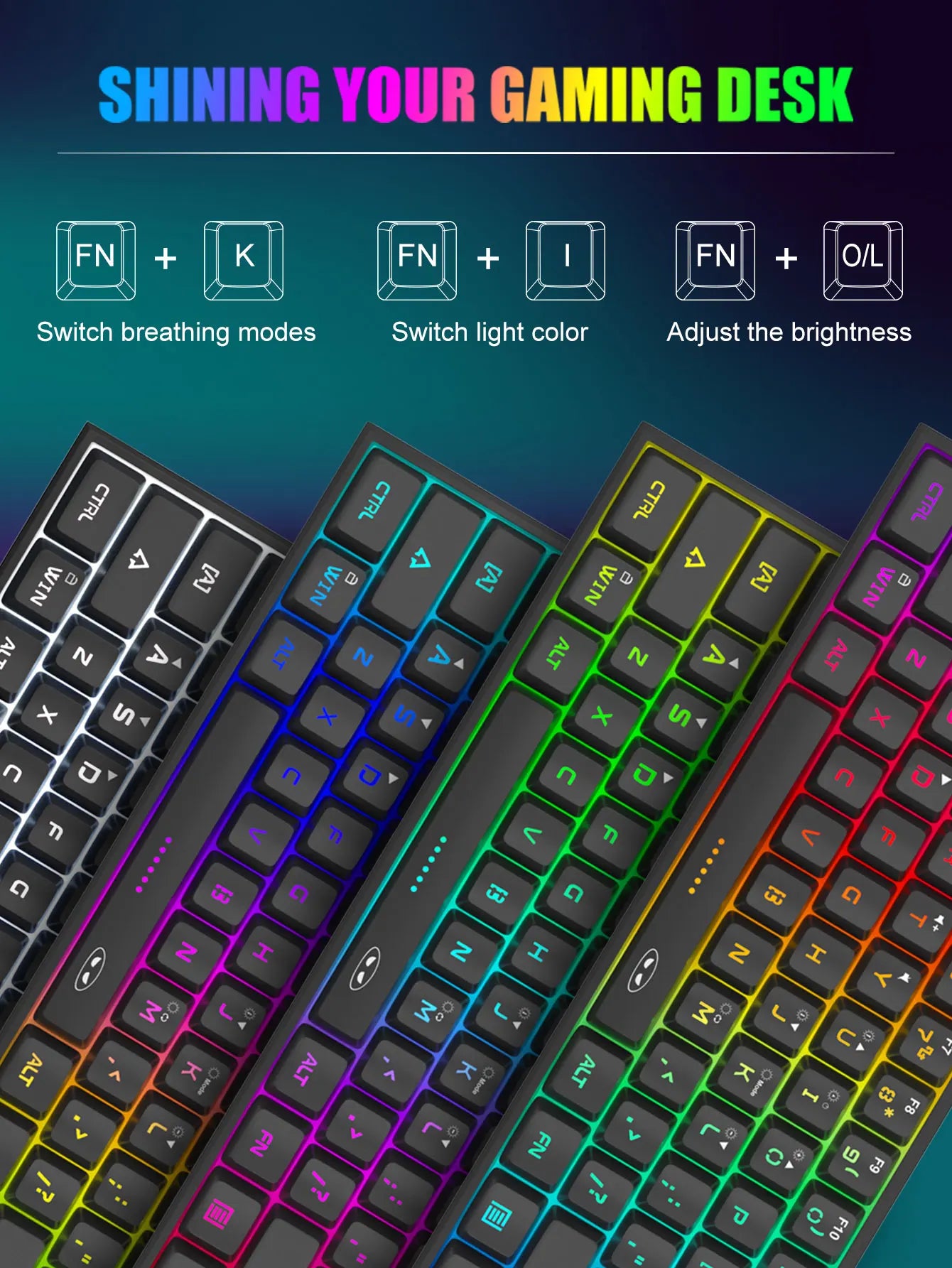 MageGee Mini 60% Gaming Keyboard