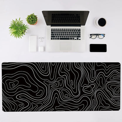 Gaming Mouse Pad Large - Black and White