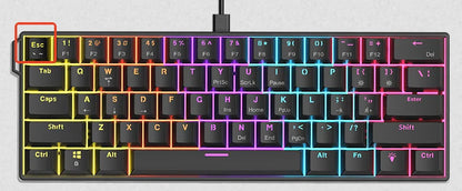 NACODEX NK61 Mechanical Wired Gaming Keyboard RGB