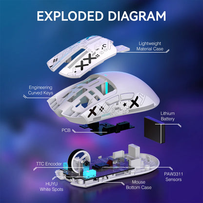 Mouse Attack Shark X11, PAW3311