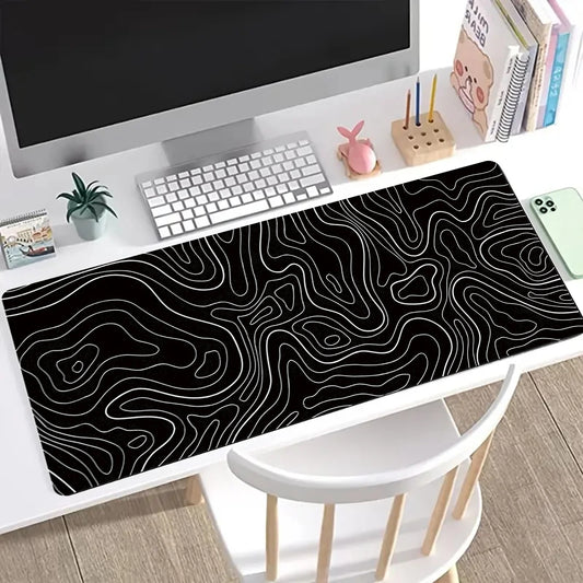 Gaming Mouse Pad Large - Black and White